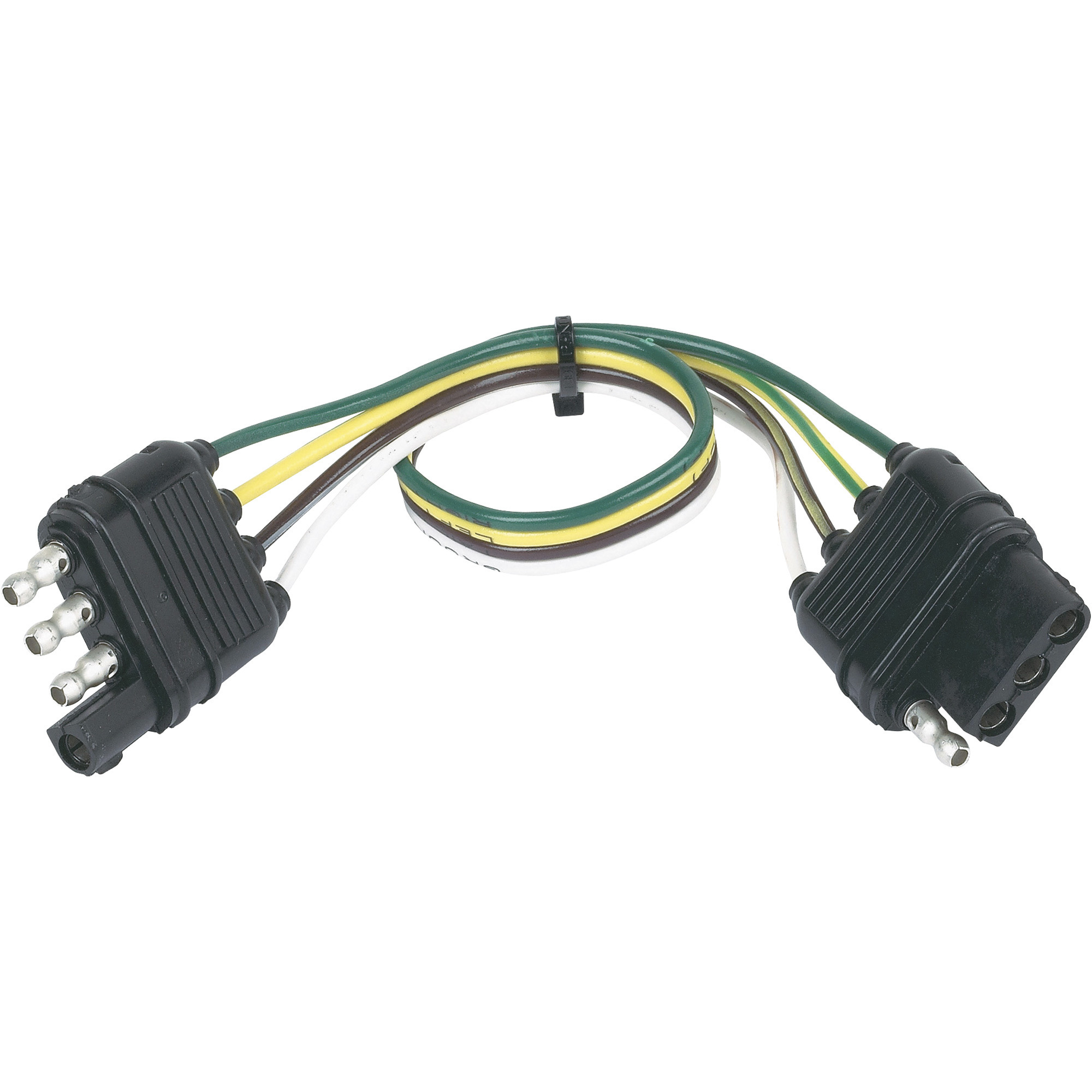 Hopkins Towing Solutions 12in., Trailer Light 4-Wire Flat Extension, Model# 48145